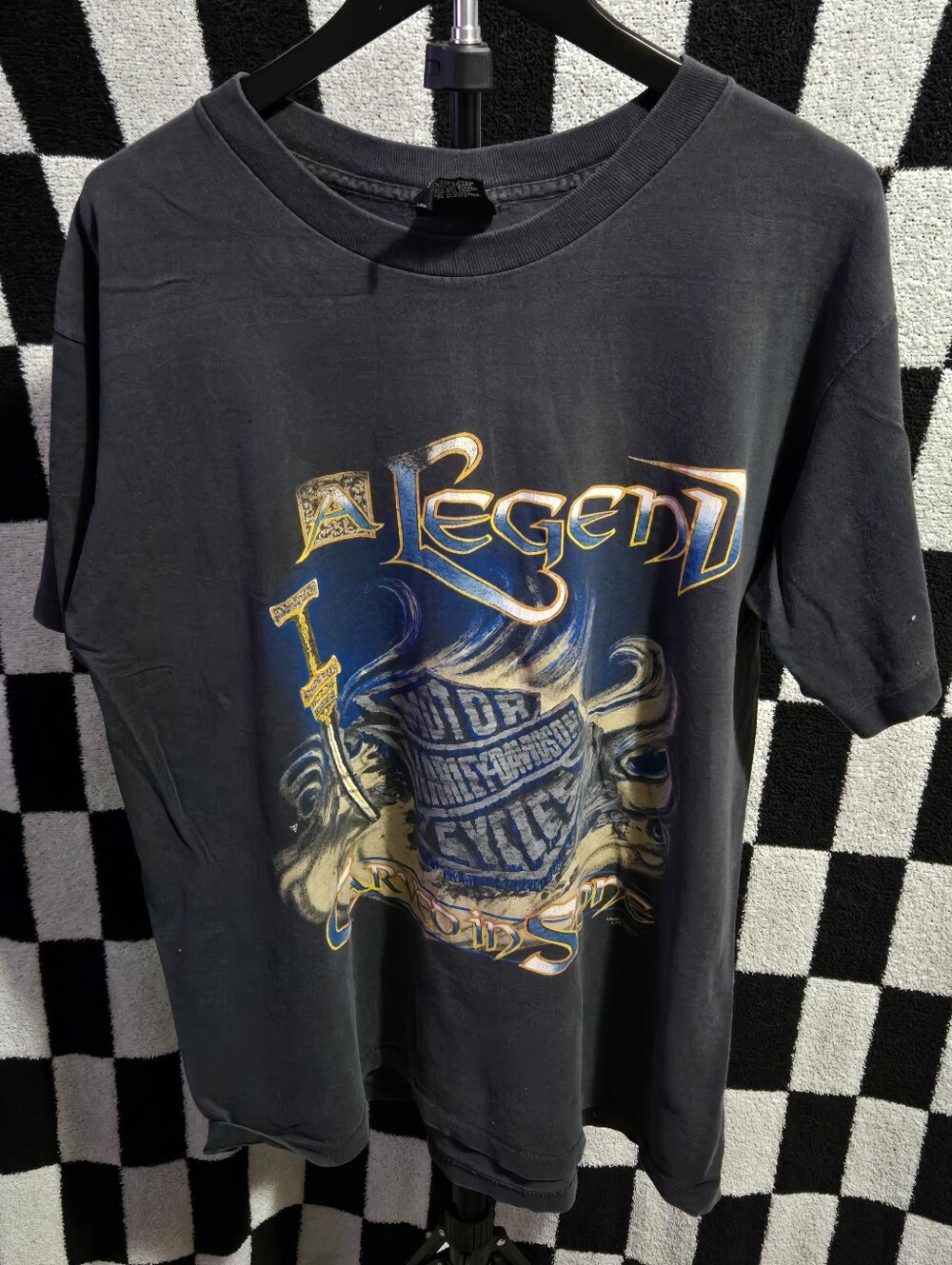 Vintage Harley Davidson Sword Shirt Size Large